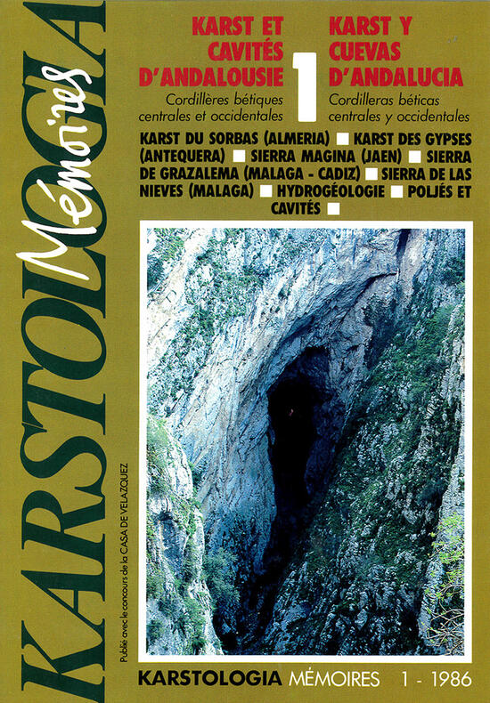 Karstologia Mémoires N°01 : Karst et cavités d'Andalousie